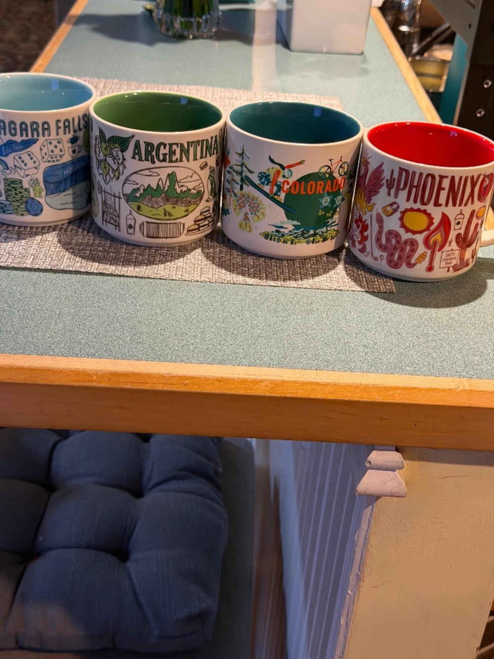 Starbucks mugs collection I been here